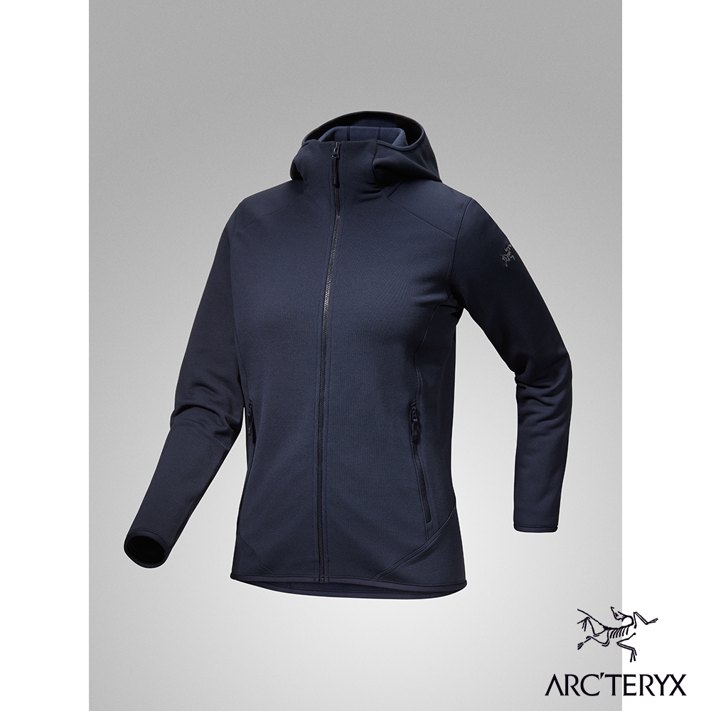 Arcteryx 始祖鳥 女 Kyanite 刷毛外套 黑寶石