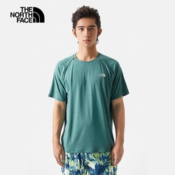 The North Face M BRIDGER NEW S/S SHIRT - AP 男排汗衫 短袖上衣-綠-NF0A7WD3JIY