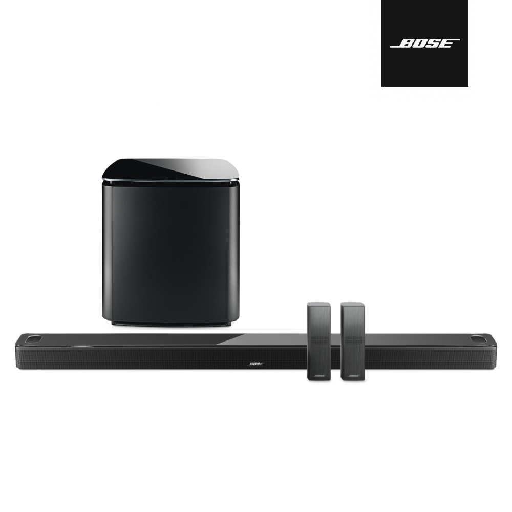 Bose 杜比全景聲家庭影院組合 黑色 (Ultra+BM700+SS700無線環繞揚聲器 3件組)