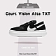 Nike Court Vision Alta 休閒鞋 厚底 黑 白 裸空 踩腳 增高 厚底 CW6536-001 product thumbnail 1