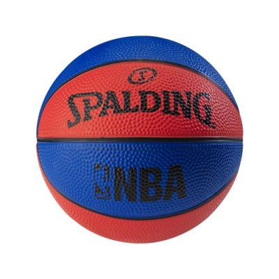 SPALDING NBA No.1迷你小球 藍/紅 1號籃球