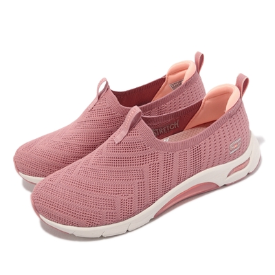 Skechers 休閒鞋 Skech-Air Arch Fit-Top Pick 女鞋 粉紅 套入式 足弓支撐 104251ROS