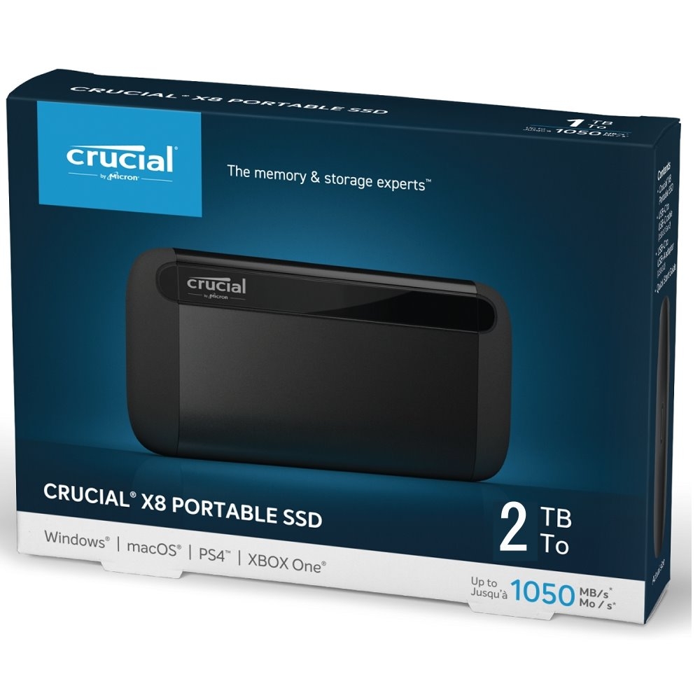 crucial CT2000X8SSD9 BLACK 外付けSSD 2TB 新品-