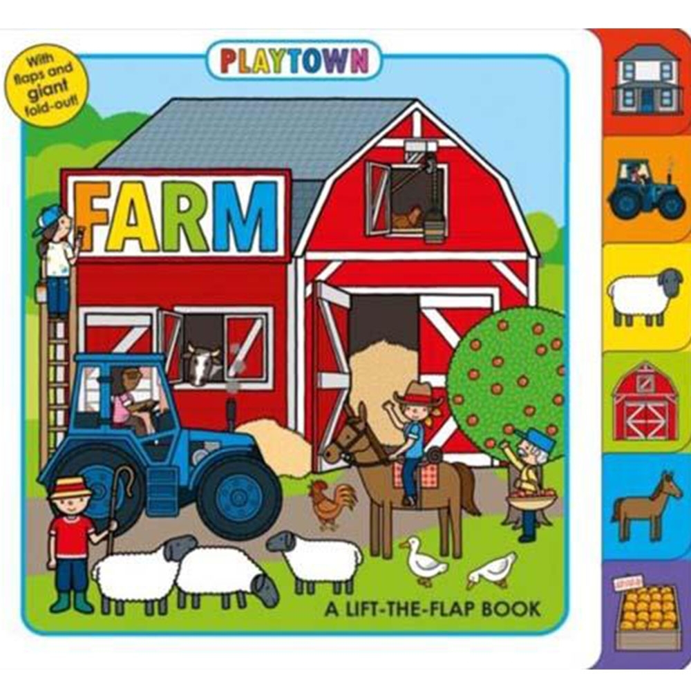 Playtown：Farm 開心農場硬頁翻翻操作書(英國版)