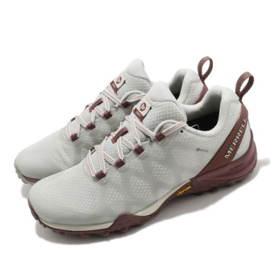 Merrell 戶外鞋 Siren 3 GTX 防水 女鞋 登山 越野 耐磨 黃金大底 緩震 穩定 淺褐 紫 ML036370