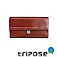 triposeYuppie系列經典LOGO鐵扣女長夾 (咖) product thumbnail 1