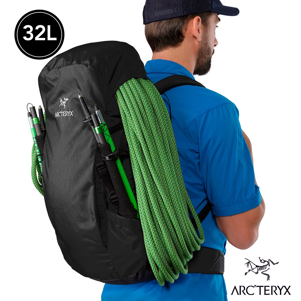 Arcteryx 始祖鳥 Brize 32L 輕量登山背包 黑