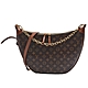 LV M46311 LOOP HOBO經典Monogram雙色帆布肩背彎月包(咖啡) product thumbnail 1