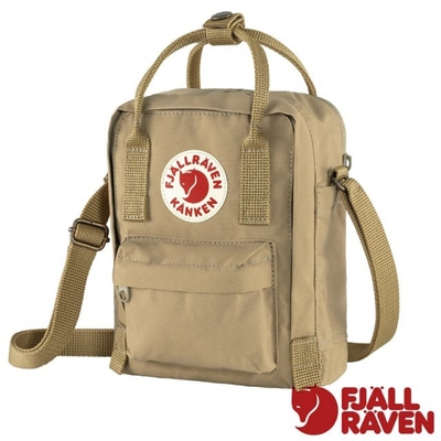 【Fjallraven 北極狐】Kånken Sling 多功能輕量防潑水隨身袋2.5L.單肩側背包.斜背包_23797-221 粘土