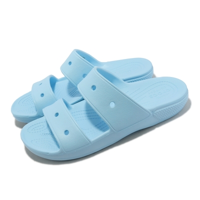 Crocs 涼拖鞋 Classic Sandal 男鞋 女鞋 北極藍 藍 雙帶 卡駱馳 輕量 Jibbitz 206761411