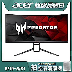 Acer X34P 34型 IPS 21:9曲面無邊框電競螢幕Predator