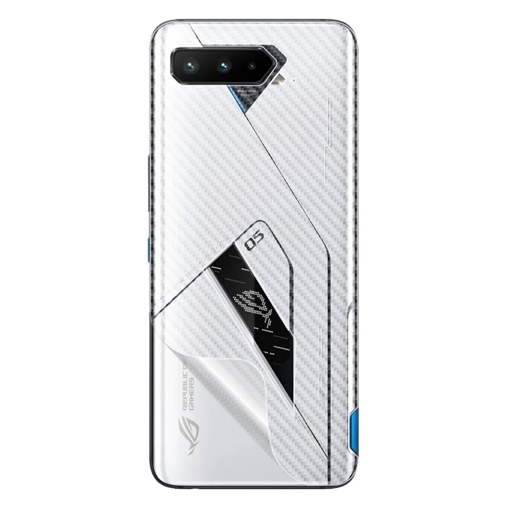 O-one大螢膜PRO ASUS ROG Phone 5 Ultimate ZS673KS 全膠背面保護貼 手機保護貼-CARBON款