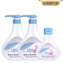 sebamed施巴 嬰兒泡泡浴露500mlx2+200ml