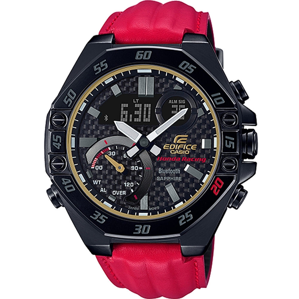 CASIO EDIFICE Honda Racing 限量聯名錶款(ECB-10HR-1A) | EDIFICE