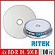 RITEK錸德 4x BD-R DL 50GB 藍光片 珍珠白滿版可列印/10片布丁桶裝 product thumbnail 1