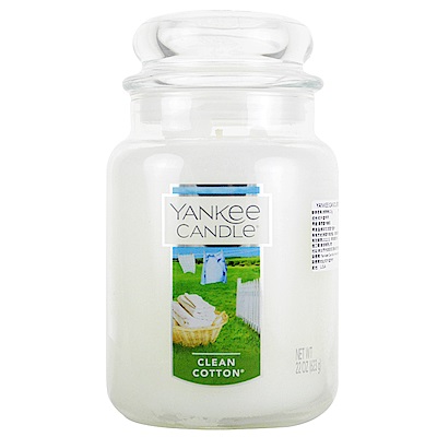 YANKEE CANDLE 香氛蠟燭 623g-清爽棉