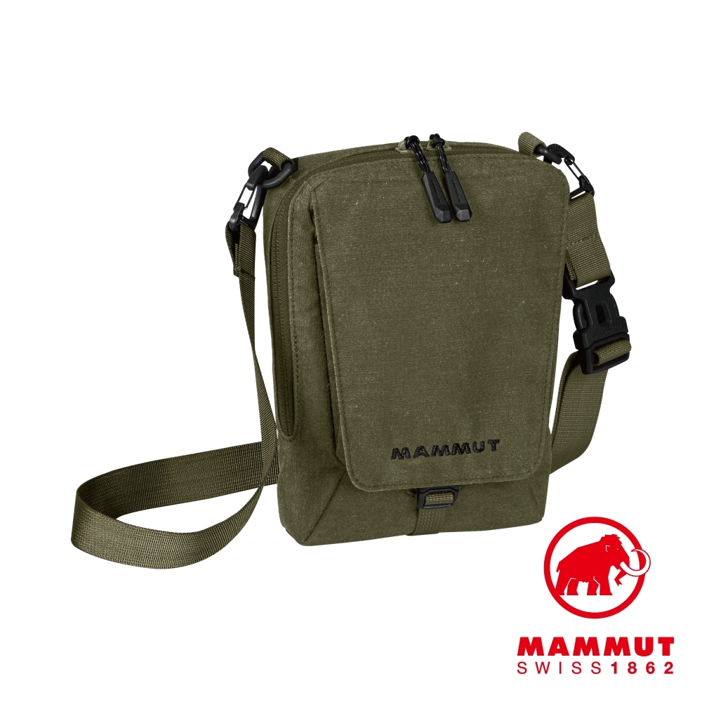 【Mammut 長毛象】Tasch Pouch 2L 耐磨混色側背包 橄欖綠#2520-00651