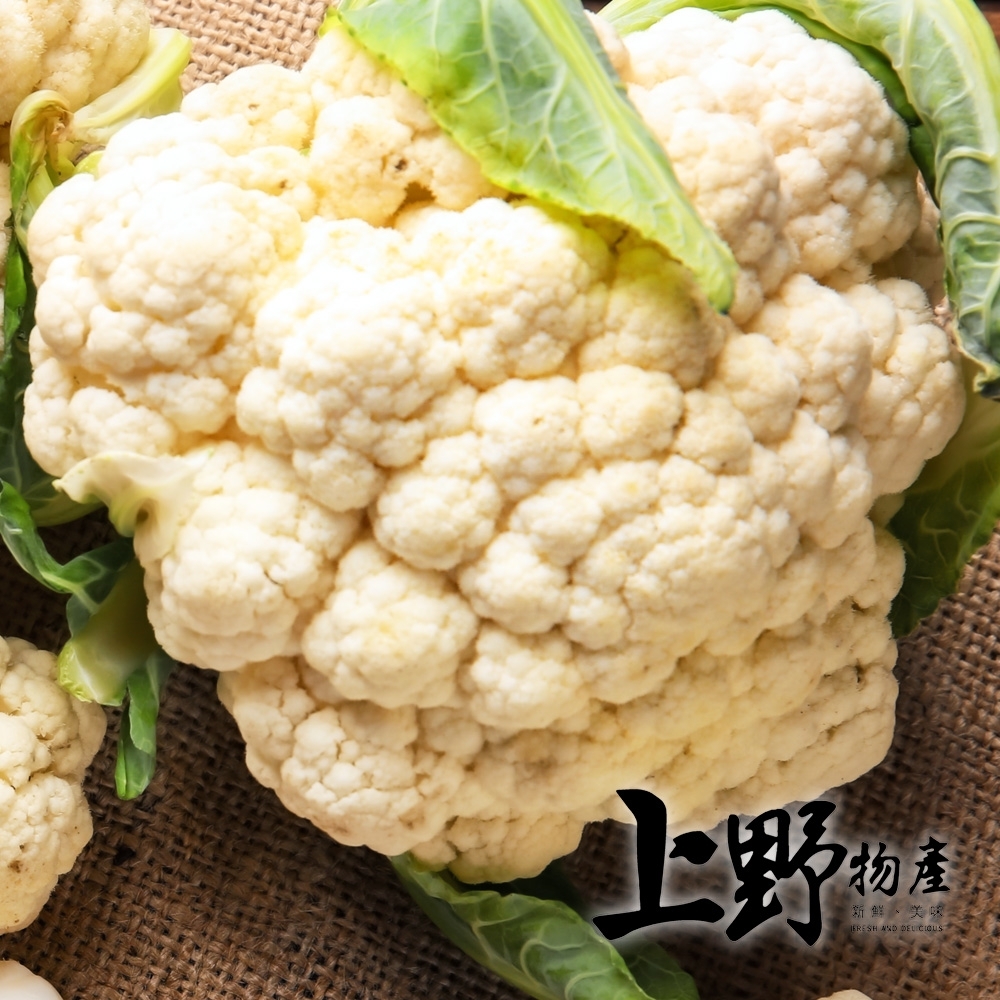 【上野物產】冷凍鮮切白花菜（500g±10%/包）x10包