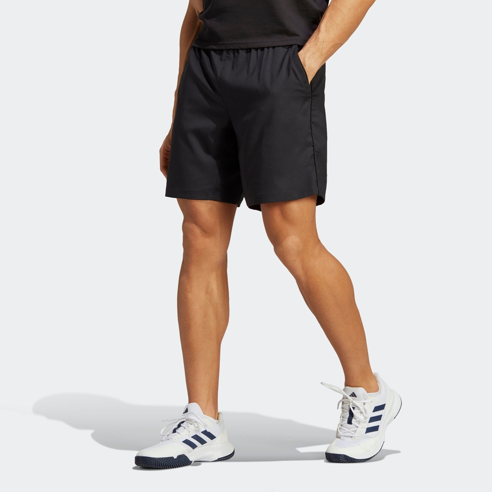 Adidas TS Short [HR8725] 男 短褲 運動 訓練 網球 舒適 透氣 吸濕 排汗 愛迪達 黑