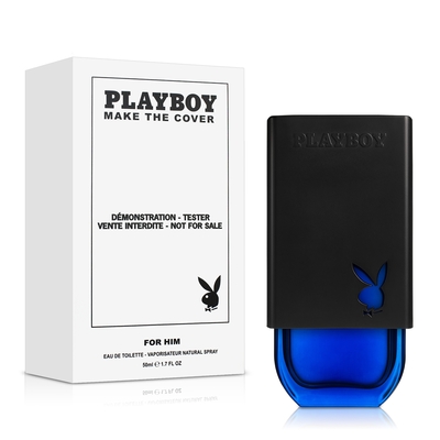 PLAYBOY 封面人物男性淡香水50ml-Tester