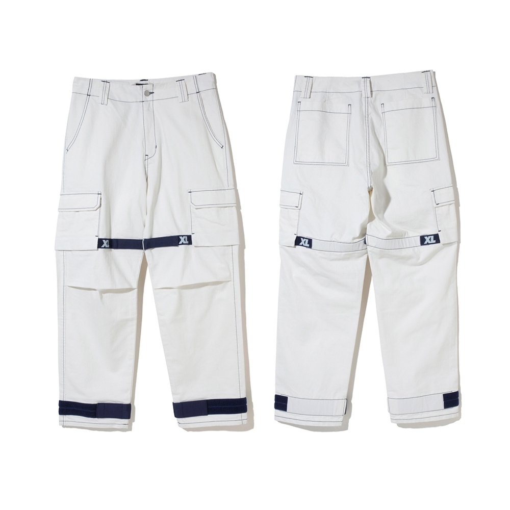 Cargo pockets and gathers pant