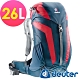 【deuter德國】AC LITE 26L網架直立式透氣登山背包3420316深藍/紅 product thumbnail 1