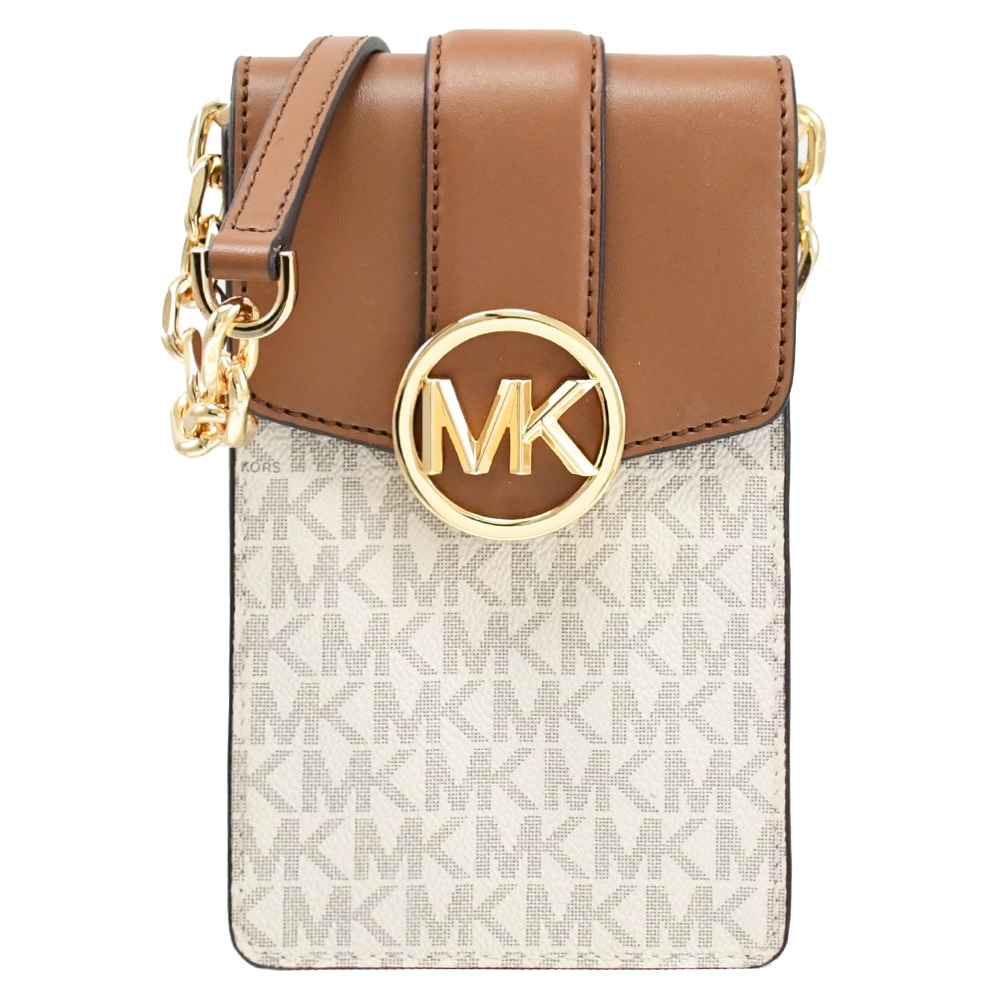 Michael kors crossbody sales bag mk logo