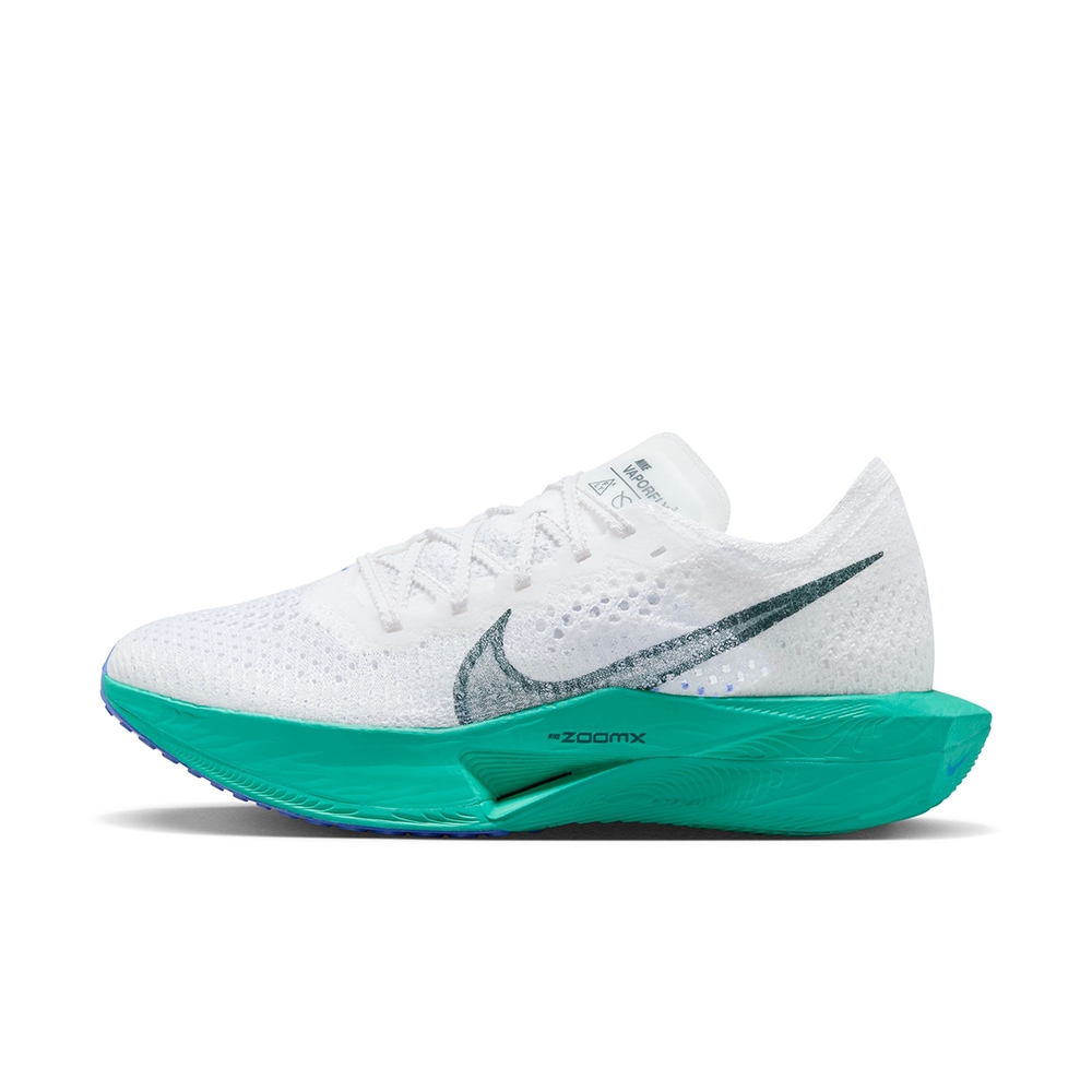 NIKE 慢跑鞋女鞋運動鞋緩震W ZOOMX VAPORFLY NEXT% 3 白綠DV4130-102