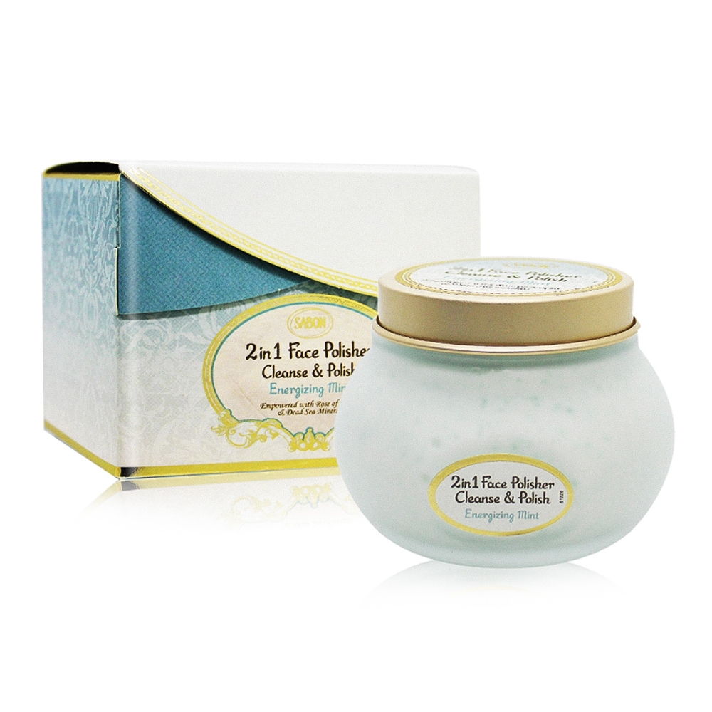 SABON 二合一臉部純淨磨砂膏 200ml #薄荷