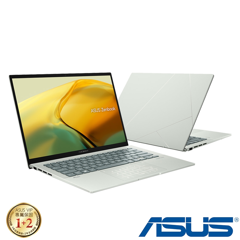 (M365組合) ASUS UX3402ZA 14吋輕薄筆電 (i7-1260P/16G/512G PCIe SSD/ZenBook 14/青瓷綠)