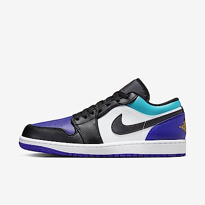 Nike Air Jordan 1 Low 553558-154 男 休閒鞋 運動 喬丹 AJ1 低筒 拚色 白黑紫