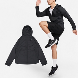 Nike 外套 Windrunner Repel 男款 黑銀 可收納 透氣 防潑水 防曬 反光 田徑外套 FB7541-010