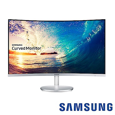 SAMSUNG C27F591FDE 27型 VA 曲面電腦螢幕