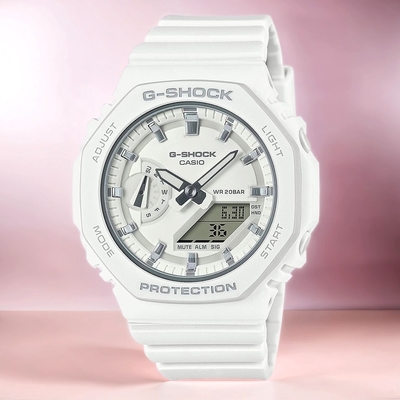 CASIO 卡西歐 G-SHOCK 農家橡樹八角雙顯手錶 女錶 送禮推薦 GMA-S2100-7A