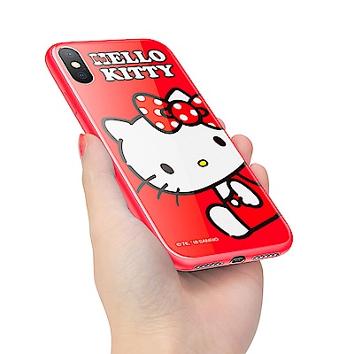 iStyle iPhone X/XS 5.8 Hello Kitty 坐姿手機殼