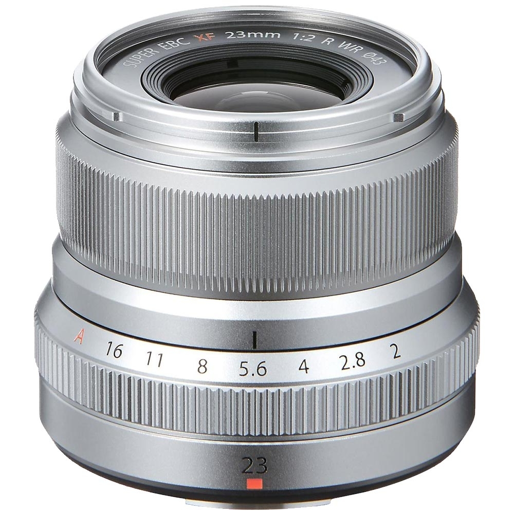 FUJIFILM XF 23mm F2 R WR 銀色定焦鏡(公司貨-白盒裝)