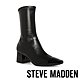 STEVE MADDEN-ELISHA 拼接粗跟窄口短靴-黑色 product thumbnail 1