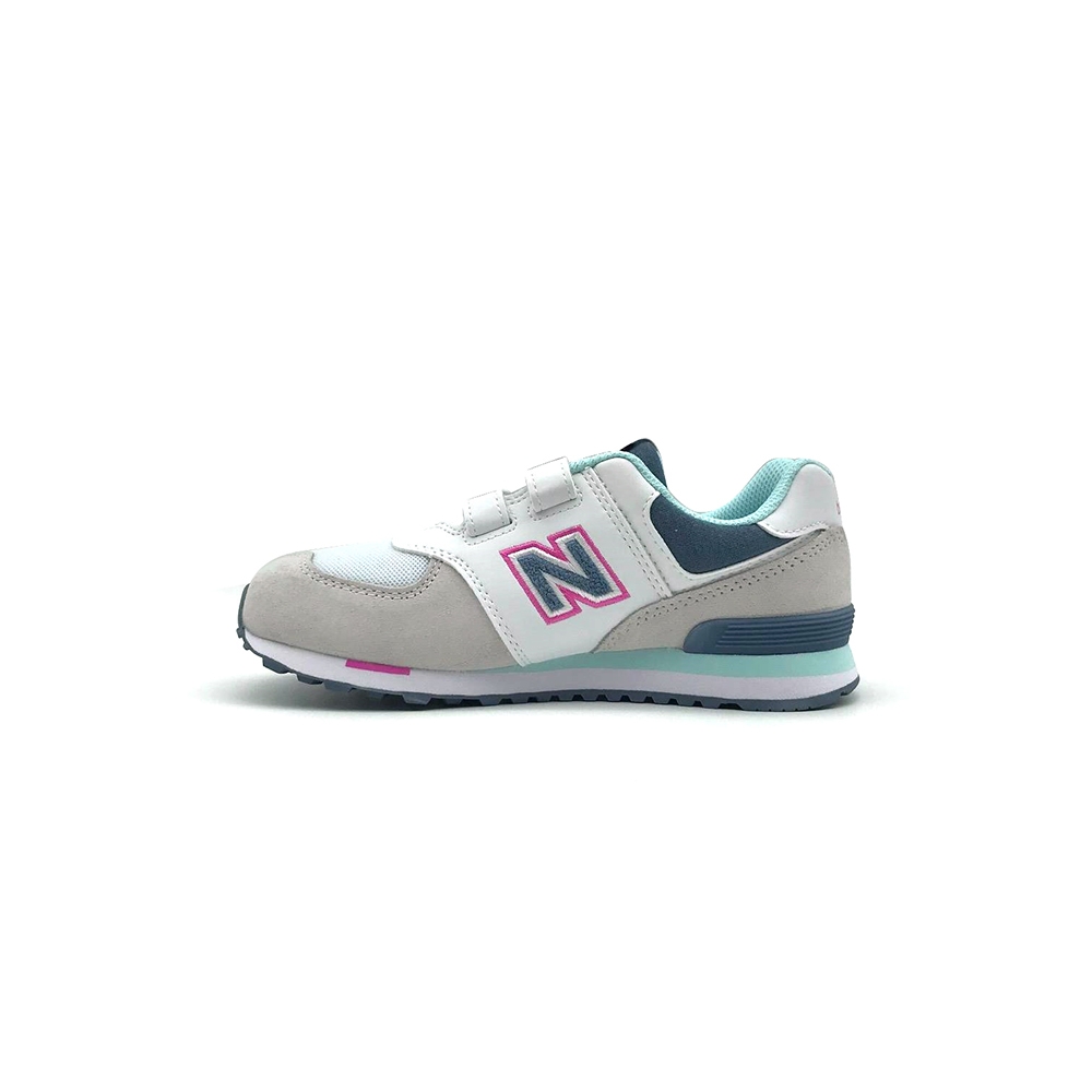 New Balance 574系列 中大童 休閒鞋 淺灰-YV574NLH-W