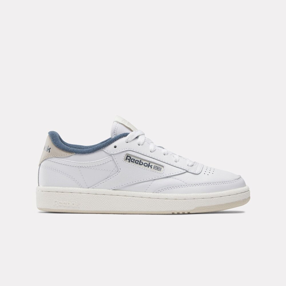 Reebok Club C 85 [100033086] 男女 休閒鞋 運動 經典 復古 皮革 簡約 百搭 舒適 白灰藍