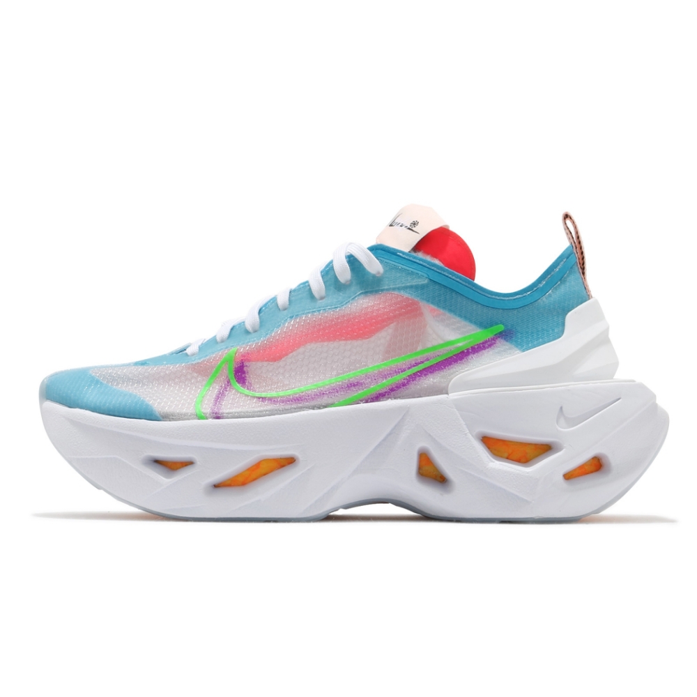 Nike 休閒鞋Zoom X Vista Grind 女鞋海外限定厚底舒適避震穿搭白藍