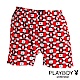 PLAYBOY LOGO印花純棉四角褲 大尺碼-單件-方塊兔系列 product thumbnail 1