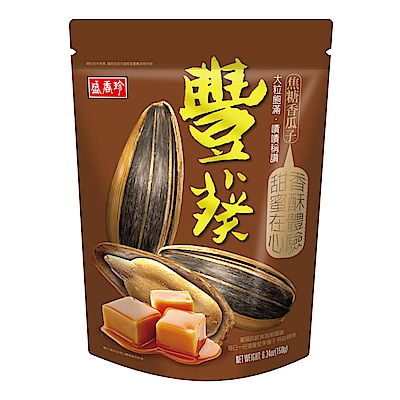 盛香珍 豐葵香瓜子-焦糖風味(150g)