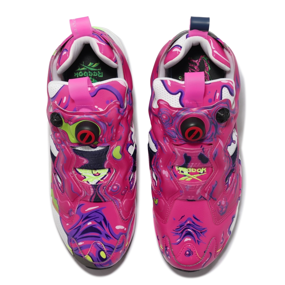 Reebok 休閒鞋Instapump Fury MU 男鞋魔鬼剋星聯名充氣科技蜂巢緩震