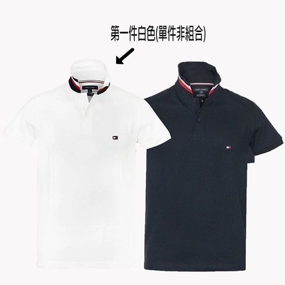 Tommy Hilfiger 男生 短袖 polo衫 白 1933