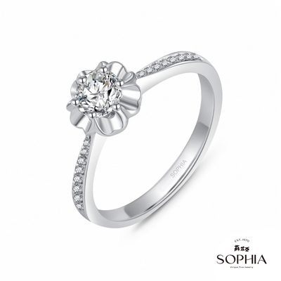 SOPHIA 蘇菲亞珠寶 - 摯愛30分 F/VS2 18K金 鑽石戒指