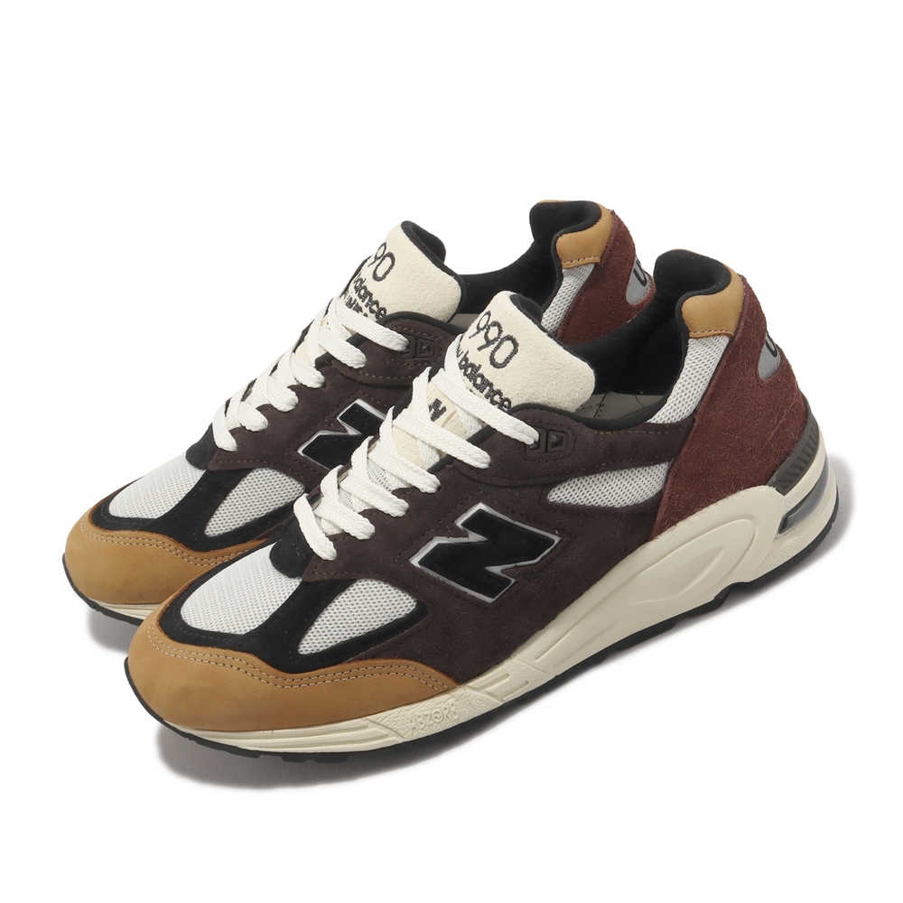 New Balance 休閒鞋 990 V2 棕 咖啡 土黃 美製 男鞋 復古 麂皮 NB M990BB2-D