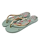 Havaianas 拖鞋 Slim Organic Flip Flops 女鞋 花卉 綠 金 哈瓦仕 夾腳拖 細帶 41328231809W product thumbnail 1