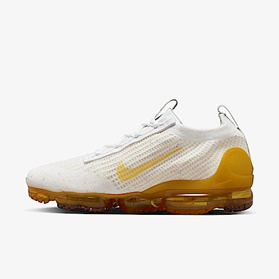 Nike Air Vapormax 2021 FK SE [DQ8963-100] 男 慢跑鞋 氣墊 彈性針織 白黃