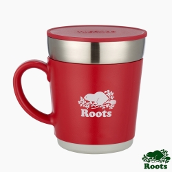 ROOTS X Thermos不銹鋼雙層保溫杯-紅