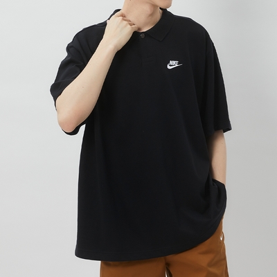 Nike AS M NK CLUB POLO 男 黑 短袖 DX0618-010